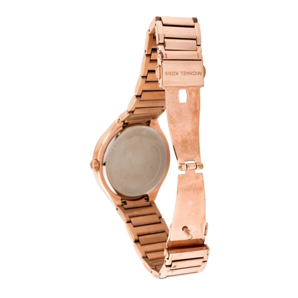 MK Kerry Rosegold & Black MOP Watch main image 4